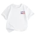 Holiday Savings Deals! Kukoosong Summer Baby Boy Clothes Baby Girl Clothes Funny Toddler Shirt Moms Day Gift Trendy Kid Shirt Kid T-Shirt Funny Youth Shirt White 3-4 Years