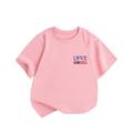 Holiday Savings Deals! Kukoosong Summer Baby Boy Clothes Baby Girl Clothes Funny Toddler Shirt Moms Day Gift Trendy Kid Shirt Kid T-Shirt Funny Youth Shirt Pink 3-4 Years