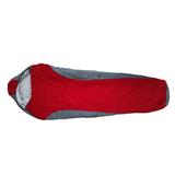 Ozark Trail 10-Degree Cold Weather Mummy Sleeping Bag with Soft Liner Red 85 x33