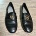 Michael Kors Shoes | Michael Kors Slip On Leather Flat Shoes | Color: Black | Size: 6