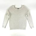 American Eagle Outfitters Sweaters | American Eagle Outfitters Off-White Gold Foil Crew Neck Sweater | Color: Cream/White | Size: L