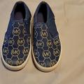 Michael Kors Shoes | Michael Kors Littles Size 9 Shoes | Color: Blue/Gold | Size: 9g