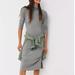 Anthropologie Dresses | Anthropologie Emily Ruched Ribbed Midi Dress New | Color: Gray | Size: L