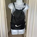 Nike Bags | Nike Nylon Gym Sports Backpack Adjustable Straps Lightweight | Color: Black | Size: Os
