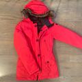 The North Face Jackets & Coats | North Face | Red Women’s Parka With Fur Hood (S) | Color: Red | Size: S