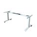 Symple Stuff Tena Height Adjustable Standing Desk Wood/Metal in White | 55 W x 28 D in | Wayfair D9ECDA415B7A4726B5F1322F1F49AD26