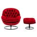 Living Room Chair - Rosdorf Park Alessio 31.73 inches Wide Accent chair TV Chair Living room Chair w/ Ottoman | Wayfair