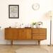 Latitude Run® 69" Wide 4 Drawer Sideboard Wood in Brown | 30 H x 69 W x 17.8 D in | Wayfair 0CCD35DA20464CF0A32976FEADC2C023