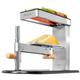 Cecotec - Raclette Grill Cheese&Grill 6000 Inox. 600 w, Design Élégant en Acier Inoxydable, Grille