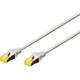 Digitus DK-1644-A-030 RJ45 Netzwerkkabel, Patchkabel CAT 6a S/FTP 3.00 m Grau Halogenfrei, verdrillt