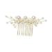 Inc International Concepts Gold-Tone Imitation Pearl Cluster Hair Comb