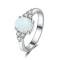 KIHOUT Clearance Opal Round Opal White Stone Hand Jewelry Fashion Jewelry