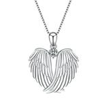 KIHOUT Clearance Angel-Wings Necklace Angel-Wings Pendant Birthstone Necklace For Women Jewelry