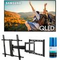 Samsung QN75Q80CAFXZA 75 4K QLED Direct Full Array with Dolby Smart TV with a Walts TV Large/Extra Large Full Motion Mount for 43 -90 Compatible TV s and Walts HDTV Screen Cleaner Kit (2023)