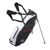 Wilson Exo Lite Stand Bag (9.5 4-way top Black/Red/White) Golf NEW