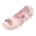 B91xZ Sneakers for Girls Toddler Shoes Children Shoes Dance Shoes Warm Dance Ballet Performance Indoor Shoes Yoga Dance Shoes Rose Gold Sizes 13.5
