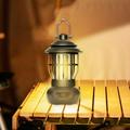 SDJMa LED Camping Lantern Rechargeable Retro Camp Light Battery Powered Hanging Vintage Lamp Portable Waterpoor Outdoor Tent Bulb Emergency Lighting for Power Failure Outages