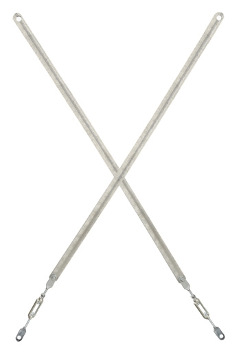 Kreuzstreben für PROREGAL Kragarmregal K 3000 | für Feldweite 100cm | für Ständerhöhe 200/250cm | Verzinkt Image