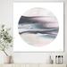 DESIGN ART Designart Circle Marble I Modern Geometric Canvas Artwork Print 24 in. wide x 24 in. high