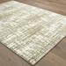 Strick & Bolton Pilo Ivory and Taupe Distressed Area Rug Cream/Taupe 6 7 x 9 6 6 x 9 Indoor Living Room Bedroom Dining Room Taupe