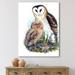 DESIGN ART Designart Vintage Birds I Traditional Canvas Wall Art Print 12 in. wide x 20 in. high