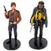 Han Solo & Lando Calrissian From Solo Pvc Cake Topper Figure Figurine Star Wars