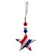 Hanging Star Christmas Ornament Hanging Ornaments Christmas Hanging Decorations Patriotic Star Ornaments Memorial Day Independence Day Labor Day Veterans Day Decorations for Home Party Tree Deco