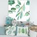 DESIGN ART Designart Young Eucalyptus Leaves and Branches III Traditional Canvas Wall Art Print 36 in. wide x 36 in. high