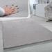 Paco Home Solid High Pile Area Rug Cosy Luxurious Touch Super Soft 3 11 x 5 3 - grey