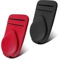 Sunglass Holder for car Black Leather Sunglass Clip Visor Organizer Visor Accessories for Man Women Girls\u2026