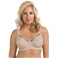 Plus Size Women's Fully®Cotton Soft Cup Lace Bra by Exquisite Form in Damask (Size 42 C)