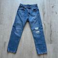 Levi's Jeans | Levi’s Women’s Premium 501 Bug E Blue Jean Button Fly Jeans Size 26 | Color: Blue | Size: 26