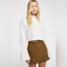 Free People Skirts | Free People Modern Femme Vegan Suede Miniskirt In Suede Size 2 | Color: Green | Size: 2