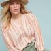 Anthropologie Tops | Anthropologie A+ Maeve Brenda Peasant Sleeve Blouse, Sz 2x | Color: Pink | Size: 2x