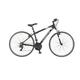 Insync Bikes Herren Coyote Urban Hybrid-Fahrrad mit 700c Rädern, 20 Zoll Rahmen, 18-Gang Schaltung und Shimano Ez Fire Schalthebel, V-Bremse, Schwarz, 20 Inch Frame