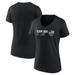 Women's Fanatics Branded Black Team USA Olympics Pride V-Neck T-Shirt