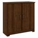 Bush Furniture Cabot Small Entryway Cabinet with Doors in Modern Walnut - Bush Furniture WC31098-Z