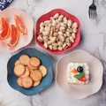 Assiette à fruits en plastique antidérapant réutilisable résistant à l'usure bol à Snack bol à