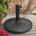 Arlmont & Co. Anzel Resin Umbrella Base Plastic/Resin in Black | 11.42 H x 18.11 W x 18.11 D in | Wayfair 0BB114885FF3450F8C80E74B88D08386