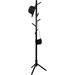 Latitude Run® 8 - Hook Freestanding Coat Rack Wood in Black | 68.8 H x 17.32 W x 5 D in | Wayfair E7430B6AEE244E5B80F05AB1863612FD