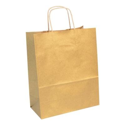 25er-Pack Geschenktasche aus Kraftpapier gold 22 x 10 x 27 cm gold, Clairefontaine, 22x27x10 cm