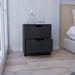 Minimalist Style Nightstand with 2 Large Capacity Drawers and Premium Top, Suitable for Any Bedroom Living Room