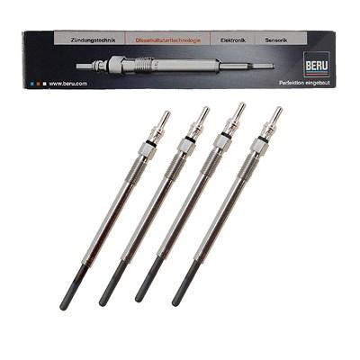 Beru 4x Glühkerze GN056 für Citroën, Fiat, Ford, Mini, Peugeot, Volvo Image