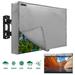 IC ICLOVER 52 -55 Outdoor Weatherproof LCD Plasma TV/Television Cover Flat Screen TV/Television Dustproof Protector with Waterproof Remote Pocket Gray