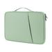 DESTYER Laptop Bag Portable Protection Notebook Sleeve Handbags Carrying Bags Universal Men Travel Office Business Work Green 12.9-13inch