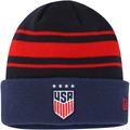 Men's New Era Navy USWNT Team Cuffed Knit Hat