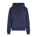 Tommy Jeans Regular Fit Hoodie aus Bio-Baumwolle Damen twilight navy, Gr. M, Bio-baumwolle