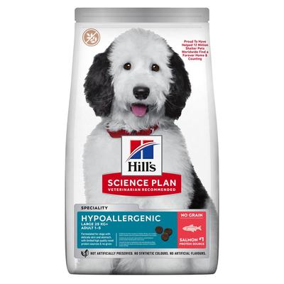 14kg Hill's Science Plan Adult Hypo Large Breed mit Lachs Hundefutter trocken