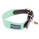 Nomad Tales Bloom Dog Collar - Mint - Size XL: 52-58cm Neck Circumference, 38mm Width