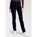 Straight-Jeans LEVI'S "724 High Rise Straight" Gr. 26, Länge 28, blau (rinsed) Damen Jeans Gerade